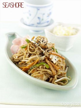 Japanese Fried Noodles Recipe 日式炒面食谱