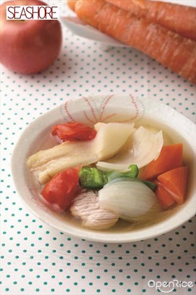 Mixed Vegetable Soup Recipe 什锦杂菜天然维他命汤食谱
