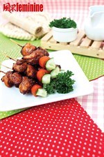 Skewed Chicken Recipe 三梅鸡肉串食谱
