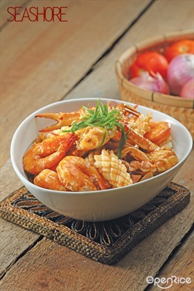 Tri-flavoured Seafood Recipe 三味海鲜食谱