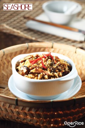 Preserved Olive Vegetable Rice with Vegetarian Mutton Recipe 橄榄菜焖饭食谱