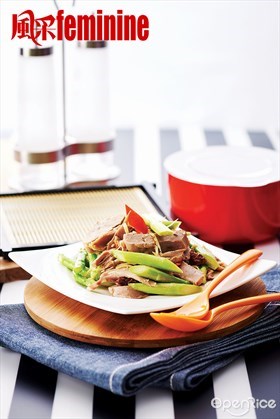 Stir-Fried Asparagus and Roast Duck Breast Recipe 烧鸭炒芦笋食谱