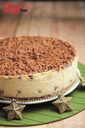 Baked Apple Crisp Cheesecake Recipe 苹果芝士蛋糕食谱