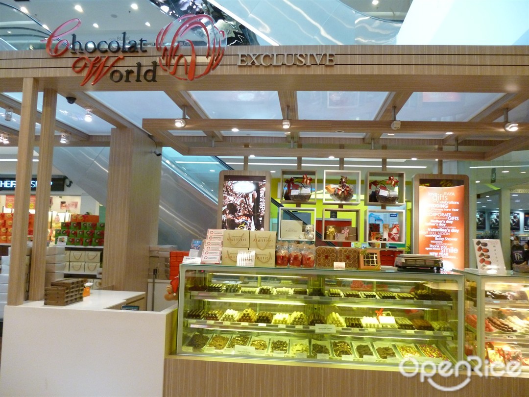 Chocolate World's Menu Western variety Desserts Stall / Warung in Subang Jaya Empire Shopping