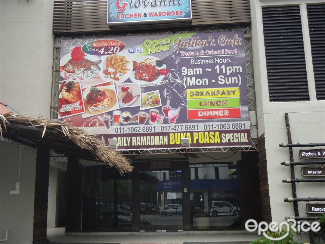 Julika's Café Sunway Business Park's Menu Chinese Steaks / Chops