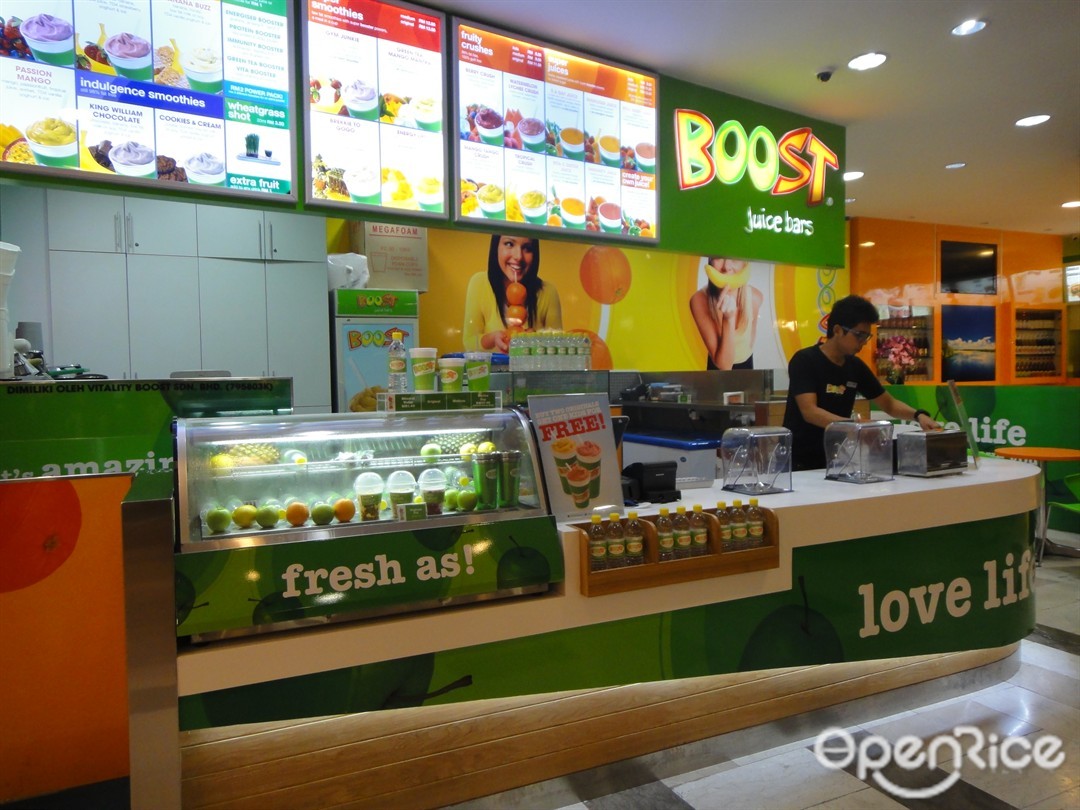 Boost Juice Bars MultiCuisine Juices / Bubble Tea / Tea / Yogurt