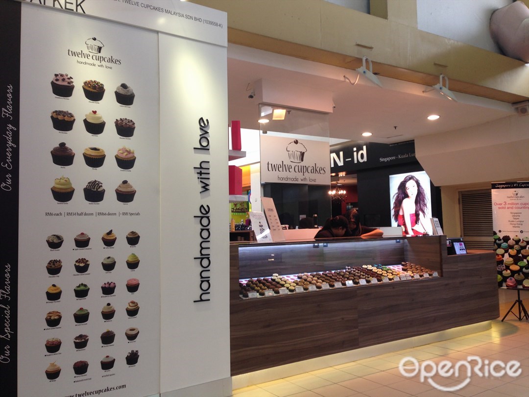 Twelve Cupcakes Western variety Desserts in Bandar Utama Centrepoint