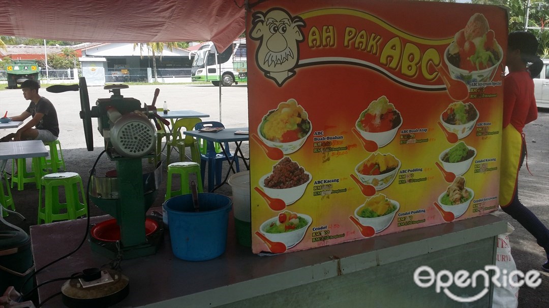 Ah Pak ABC Malaysian variety Desserts Stall / Warung in Kota Kinabalu