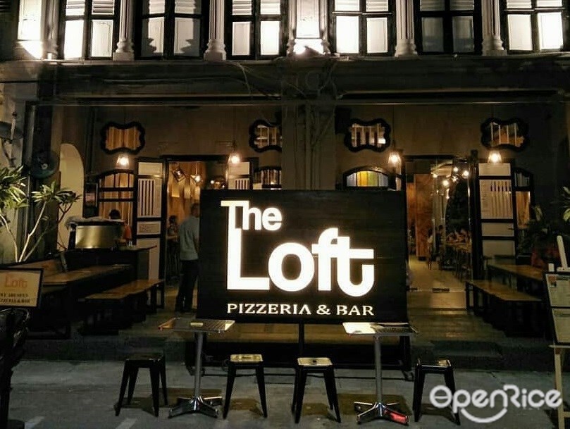 The Loft's Menu Italian Pizza/Pasta Bar & Pub in Town Penang