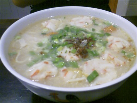 Sotong ball panmee with milk