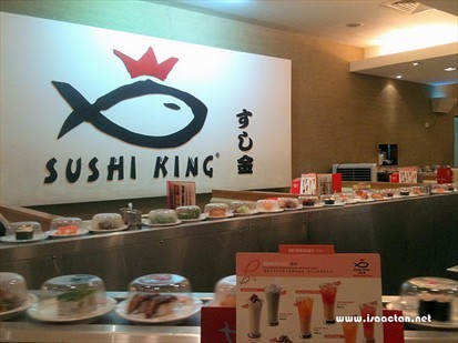 Interior of Sushi King Midvalley Megamall
