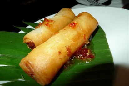 sprinf roll which come with glass noodles set