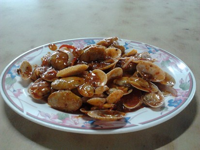 Stir Fried SeaShell with Sweet and Sour Sauce