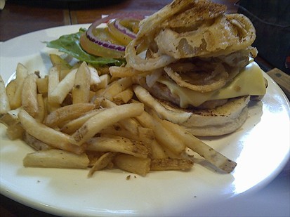 Cajun Onion Burger (RM24.90)