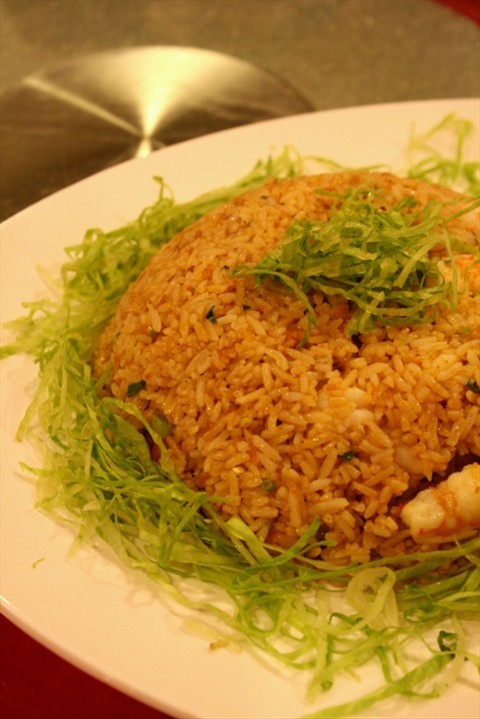 Fried Rice with Otak otak