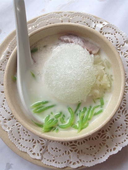 Chandol, Taro & Sticky Rice in Coconut Milk