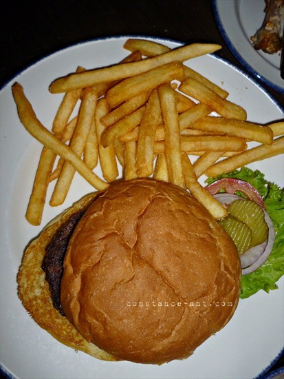 HRC Burger (part of the student set meal | RM 31  )