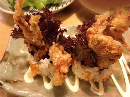 soft shell crab sushi