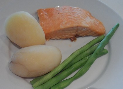 Poached Salmon without Sauce (RM13.67)