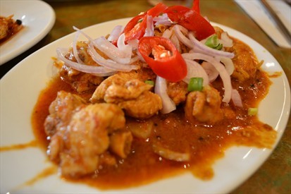 Portuguese sambal chicken