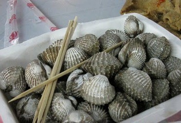 Boiled cockles