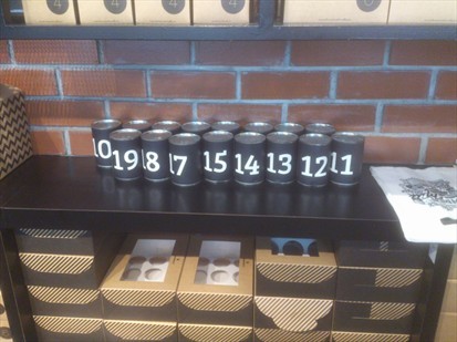 Numbered canned