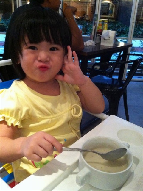 Even d kids addicted to the mushroom soup=)