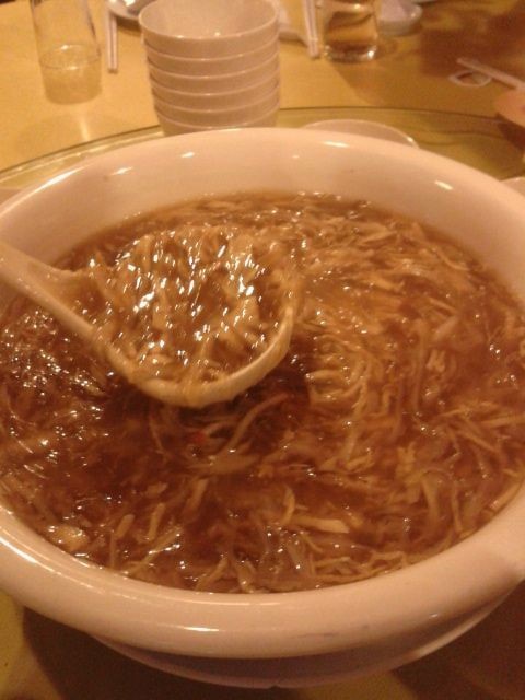 Shark Fin Soup with crabmeat