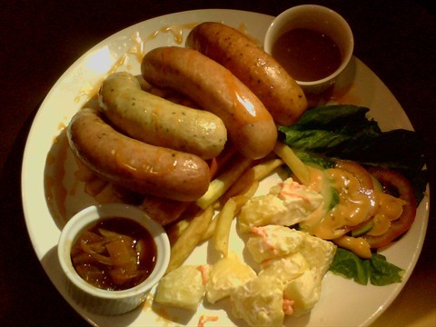German Sausage Platter