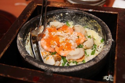 海鲜石锅饭