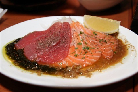 Salmon & Tuna Carpaccio