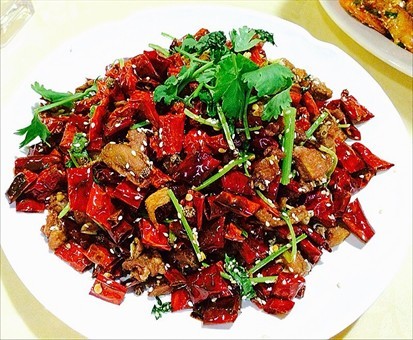 Xichuan dry chili chicken