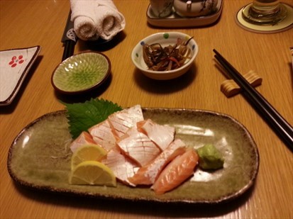 Toro Salmon Sashimi
