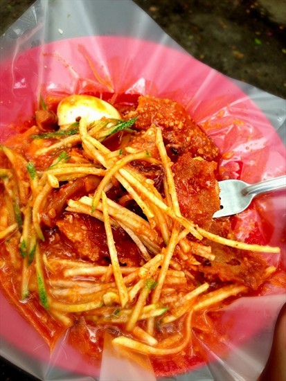 Rojak with Hard-boiled Egg & Octopus