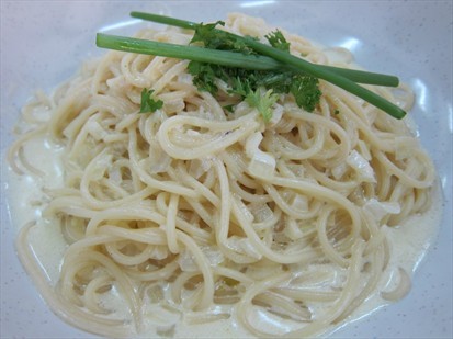 Lip-smacking Spaghetti Tartufona RM 20