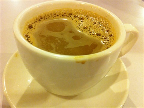 White Coffee with Hazelnut