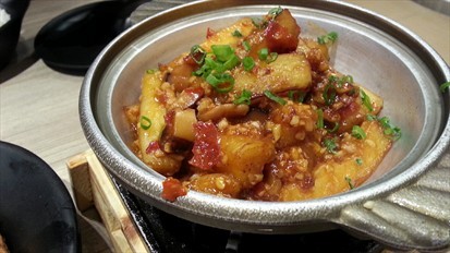 魚香茄子 Stir Fried Brinjal with M/meat