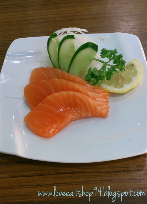 Salmon Sashimi..