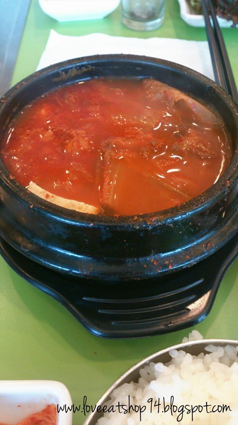Beef Kimchi Soup..