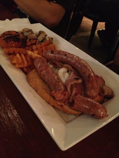 RM25. The sausage didn't leave much taste in my mouth and it is not as salty as I hope it would be.