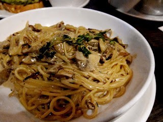 Wild Mushroom Spaghettini with Mascarpone (RM 22.90)