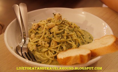 It has strong pesto smell. So it is up to individual to decide this is good or bad. =)