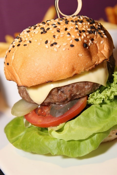 Nothing beats a burger with thick beef patty!