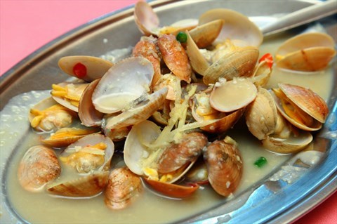 Plump clams, tastes good