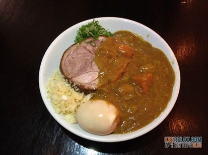 Japanese Curry + Slice Pork Knuckle Rice