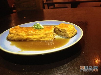 Minced Meat Omelette (You can feel multiple layer when you bit it!)