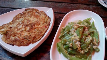 FuYong Eggs and Fried Bitter Goat