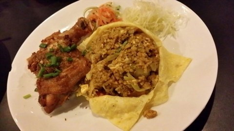 Pattaya Friend Rice with Ayam Penyek