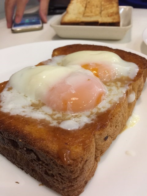 egg, thick bread