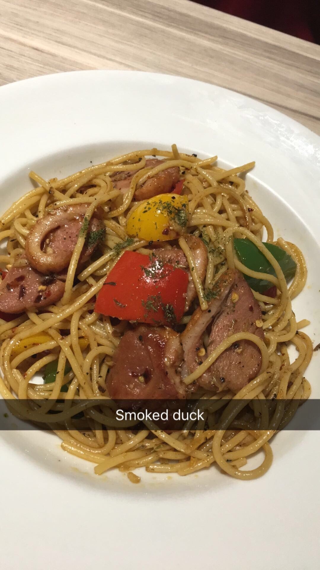Smoked duck spaghetti Good Friends Restaurant & Cafe's photo in